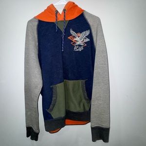 American eagle color block hoodie